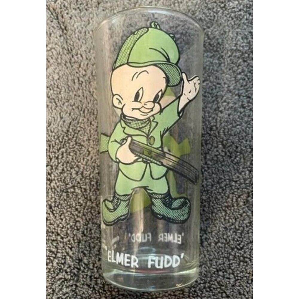 Vintage 1973 Looney Tunes Glass, Elmer Fudd, Pepsi Collector Series